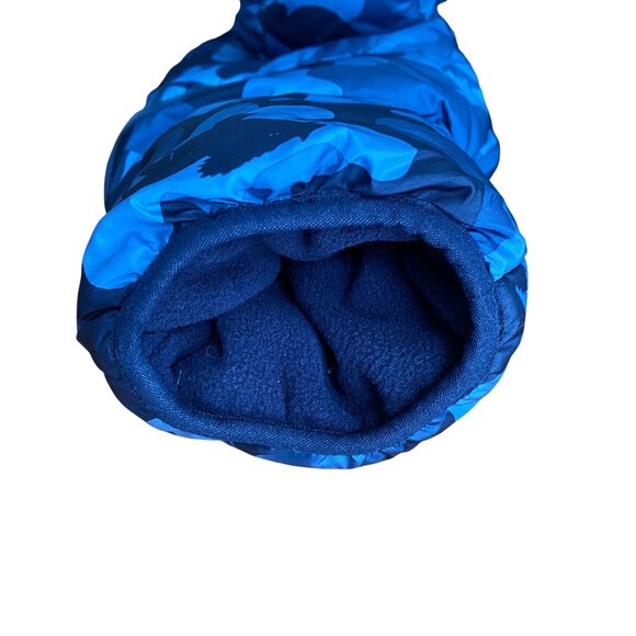 Baby Gap Dinosaur Print ColdControl Max One-Piece Quilted Snowsuit Blue 6-12 mos - Picture 5 of 16